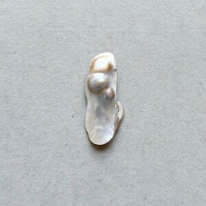 Large Cultured Baroque Pearl Pendant Stick Pearl 2"
